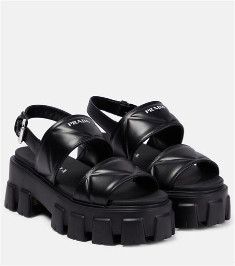 prada pinedo|prada platform sandals.